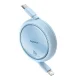 USB-C to Lightning Cable Baseus Free2Pull 20W 1m Blue
