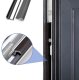 Self-adhesive seal for door windows 4m black