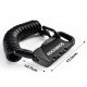Rockbros 32120010003 RBK6N Combination Bike & Helmet Lock, 120 cm, Black