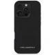 Karl Lagerfeld iPhone 16 Pro Max Case Grained PU CardSlot, Black