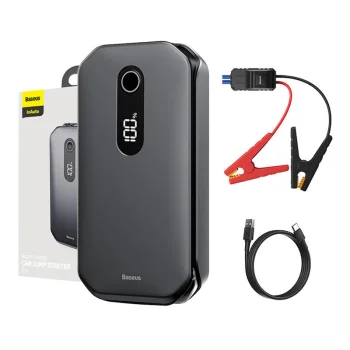 Baseus Super Energy Car Jump Starter 12000mAh, 1000A, USB (black)