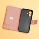 TFO Smart Triangle Wallet Case for Samsung Galaxy S25 FE, Pink