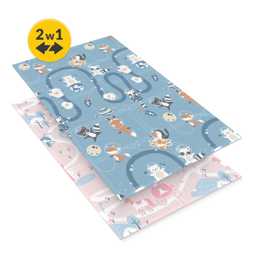 Foldable Educational Baby Play Mat Kingdom & Cosmos 180 x 120 cm (0)