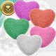 Heart-Shaped Bath Bombs for Kids and Adults, 6 Pcs