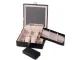 Beautylushh Black Jewelry and Watch Box Organizer