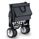 Humberg HM-511 Folding Garden Wagon with Cargo Net, 80L