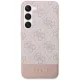 Samsung Galaxy S23 (SM-S911) Guess 4G Stripe Collection Case Cover (GUHCS23SG4GLPI), Pink