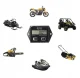 Universal Electronic Tachometer Tach Hour Meter for Gasoline Engines