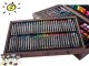 143-Piece Art Set in Wooden Case for Drawing and Painting