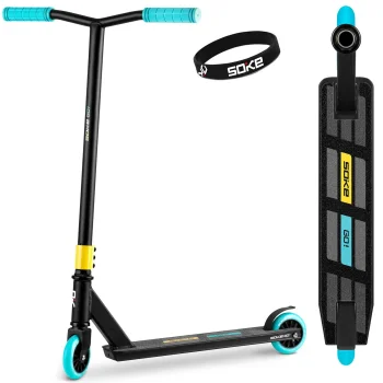 Soke Go! Stunt Scooter - Yellow/Blue