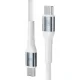 3mk Hyper Cable N-SERIES USB-C to USB-C Cable 100W 1m, White