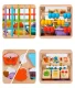 Wooden Block Sorter Montessori Sensory Cube