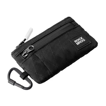 Rockbros 3099004901 Travel Wallet with Carabiner, Black