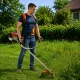 Adjustable Double Shoulder Harness for String Trimmers and Brush Cutters, Orange