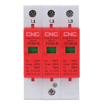 Surge Protection Device 3P, Class B, 30-60 kA, 385V AC