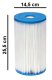 Intex Type B Filter Cartridge Set for Pumps (6 pcs)