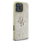Guess Fixed Glitter Big 4G Phone Case Cover iPhone 16 Pro Max - gold
