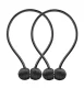 Magnetic Curtain Tiebacks Set of 2, Black