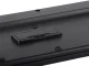Wireless keyboard with numeric keypad and mouse, USB, silent, black