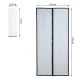 Mosquito Door Mesh Net Anti-Insect Screen - 80/90/100 x 210/220, Black