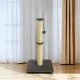Tall Sisal Cat Scratching Post with Play Toy