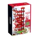 Multistore XXL Fire Department Toy Garage 5 Levels + City Mat, 82 Pieces