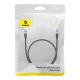 Baseus fast internet cable RJ45 cat.7 10Gbps 0.5m braided black