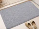 Soft Bathroom Rug 80x50 cm, Grey
