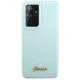 Guess Galaxy S21 Ultra Case Silicone Script, Blue