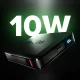 Sbs HD 10W 5000mAh USB-C Power Bank with LCD Display, Black