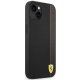 Ferrari iPhone 14 Plus Case On Track Stripe Carbon, Black