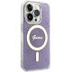 Guess iPhone 14 Pro Case 4G MagSafe, Purple