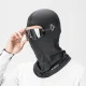 Wozinsky WKM-02B Balaclava Face Mask with Glasses Holes - Black