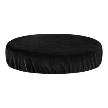 Velour Cover for Cosmetic Stool, 35-40 cm, Black
