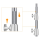 Heavy Duty Light Stand K&F Concept KF34.044 280cm 10kg