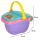 Kids Picnic Basket with Play Fruit and Drinks