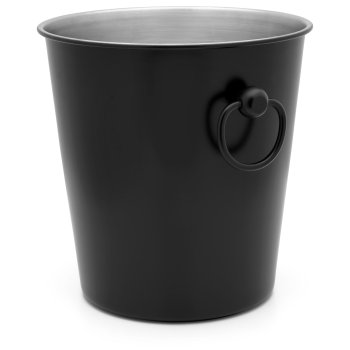 Leopold Vienna LV213008 Champagne Cooler, Stainless Steel, Black