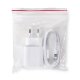 Samsung 25W EP-TA800EWE USB-C wall charger with Samsung EP-DA705BWE USB-C / USB-C cable replacement packaging - white