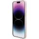 Guess iPhone 15 Pro Max Case Silicone Logo Strass 4G, Pink