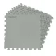 Dmuchane Foam Puzzle Pool Floor Mat 50 x 50 cm, 8 pcs, Grey