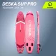 TSUNAMI T10 PRO Inflatable Stand Up Paddle Board 350 cm, Pink