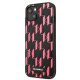 Karl Lagerfeld Monogram Plaque Case for iPhone 13 mini, Pink