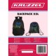 Kruzzel 24532 School Backpack with Shoe Bag, 22L, Gamer, Black