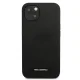 Karl Lagerfeld Silicone Plaque Case for iPhone 13 mini, Black