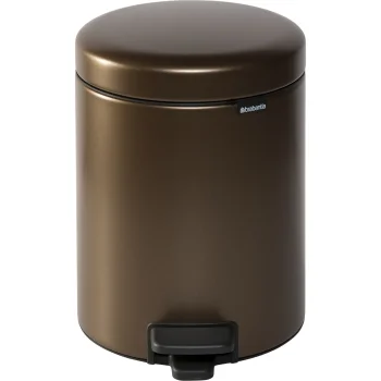 Brabantia NewIcon 5 L Pedal Bin, Warm Bronze