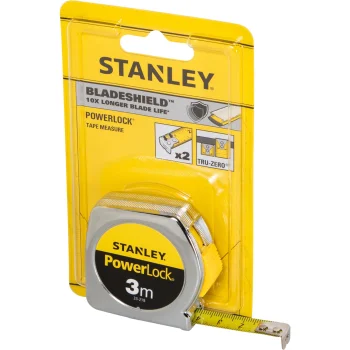 Stanley PowerLock Tape Measure 3m x 12.7mm Metal Case 0-33-218