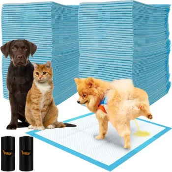 Purlov 21601 Pet Training Pads 60x60 cm, 100 pcs + Poop Bags