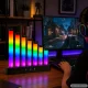 LED RGB Desktop Equalizer Lamp Music Sync with Remote 24x24 cm