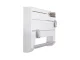 5-in-1 Wall-Mounted Foil and Paper Towel Dispenser, White