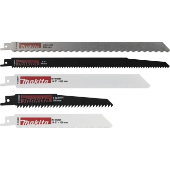 Makita P-83951 Reciprocating Saw Blade Set 5-Piece